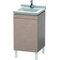 Duravit Waschtischunterbau L-CUBE 447x460x712mm Ans rechts eiche kaschmir