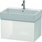 Duravit Waschtischunterbau L-CUBE 394x684x459mm weiß hochglanz