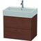 Duravit Waschtischunterbau L-CUBE 544x684x459mm amerikanisch nussbaum