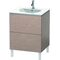 Duravit Waschtischunterbau L-CUBE 514x620x704mm eiche kaschmir