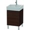Duravit Waschtischunterbau L-CUBE 582x484x459mm nussbaum gebürstet