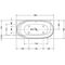 Duravit Whirlwanne CAPE COD Ecke li 205 l 1900x900 we 1 RS Air-Sys.
