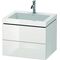 Duravit Waschtischunterbau L-CUBE m WT Vero Air 500x600x480mm 1 HL we hgl