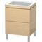 Duravit Waschtischunterbau L-CUBE m WT Vero Air 698x600x480mm o HL Ei geb