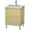 Duravit Waschtischunterbau L-CUBE m WT Vero Air 698x600x480mm 1 HL Ei geb