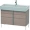 Duravit Waschtischunterbau VERO AIR 581x984x431mm eiche kaschmir