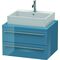 Duravit Konsolenunterschrank X-LARGE 440x700x548mm stone blue hochglanz