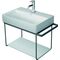 Duravit Metallkonsole DURASQUARE wandhängend, für Waschtisch 235660 chrom