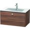 Duravit Waschtischunterbau BRIOSO Griff chrom 442x820x479mm nussbaum natur