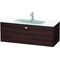 Duravit Waschtischunterbau BRIOSO Gri chrom 442x1220x479mm kastanie dunkel