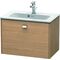 Duravit WT-Unterbau BRIOSO COMPACT Gri chr 442x620x389mm europäische eiche