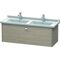 Duravit Waschtischunterbau BRIOSO Griff chrom 452x1220x469mm pine silver