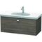 Duravit Waschtischunterbau BRIOSO Griff chrom 452x1020x469mm pine terra