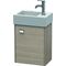 Duravit Waschtischunterbau BRIOSO 442x364x239mm Gri chr Ans re pine silver