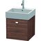 Duravit Waschtischunterbau BRIOSO Gri chrom 442x484x459mm nussbaum dunkel