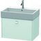 Duravit Waschtischunterbau BRIOSO Griff chrom 442x684x459mm lichtblau matt