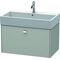 Duravit Waschtischunterbau BRIOSO Griff chrom 442x784x459mm betongrau matt