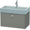 Duravit Waschtischunterbau BRIOSO Griff chrom 442x784x459mm basalt matt