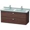 Duravit Waschtischunterbau BRIOSO Griffe chr 563x1220x469mm NB dunkel