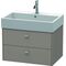 Duravit Waschtischunterbau BRIOSO Griffe Frontfarbe 442x684x459mm bas matt