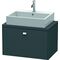 Duravit Konsolenunterschrank BRIOSO Griff chrom 442x720x480mm graphit matt