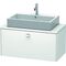 Duravit Konsolenunterschrank BRIOSO Griff chrom 442x920x480mm weiß matt