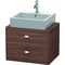 Duravit Konsolenunterschrank BRIOSO Griffe chr 442x620x480mm nussbaum dunkel
