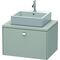 Duravit Konsolenunterschrank BRIOSO Griff chrom 442x720x550mm betongrau matt