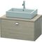 Duravit Konsolenunterschrank BRIOSO Griff chrom 442x820x550mm pine silver
