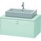 Duravit Konsolenunterschrank BRIOSO Griff chrom 442x920x550mm lichtblau matt