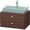 Duravit Konsolenunterschrank BRIOSO Griffe chr 442x820x550mm nussbaum dunkel