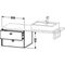 Duravit Konsolenunterschrank BRIOSO Griffe Frontfarbe 442x620x550mm grap ma
