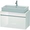 Duravit Konsolenunterschrank DURASTYLE 512x900x478mm betongrau matt/basalt matt