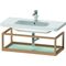 Duravit Ablage DURASTYLE 440x940x300mm lichtbl matt/eiche massiv