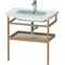 Duravit Handtuchhalter DURASTYLE 440x740mm, mit Ablage taupe/eiche massiv