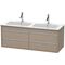 Duravit Waschtischunterbau KETHO 480x1270x475mm leinen