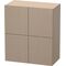 Duravit Halbhochschrank L-CUBE 700x363x800mm leinen
