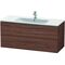 Duravit Waschtischunterbau L-CUBE 1220x481x550mm nussbaum dunkel