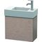 Duravit Waschtischunterbau L-CUBE 400x480x240mm Ans rechts eiche kaschmir