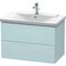 Duravit Waschtischunterbau L-CUBE 820x481x555mm lichtblau matt