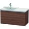 Duravit Waschtischunterbau L-CUBE 1020x481x555mm nussbaum dunkel