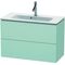 Duravit WT-Unterbau L-CUBE Compact 550x820x391mm lichtblau matt