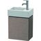 Duravit Waschtischunterbau L-CUBE 400x364x241mm Ans links eiche kaschmir
