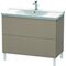 Duravit Waschtischunterbau L-CUBE 1020x481x709mm leinen