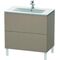 Duravit Waschtischunterbau L-CUBE 820x481x704mm leinen