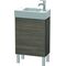 Duravit Waschtischunterbau L-CUBE 582x480x240mm Anschlag rechts pine terra