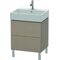 Duravit Waschtischunterbau L-CUBE 582x584x459mm leinen