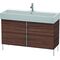 Duravit Waschtischunterbau VERO AIR 581x1184x431mm nussbaum dunkel