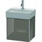 Duravit Waschtischunterbau XSQUARE 397x434x340mm Türansch re fla gr hgl