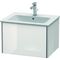 Duravit Waschtischunterbau XSQUARE 400x610x478mm weiß hochglanz